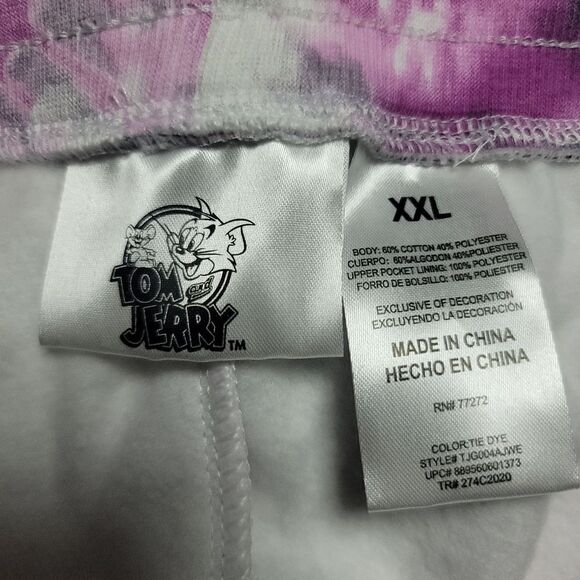 Tom and Jerry tie dye sweatpants, xxl - Picture 6 of 7